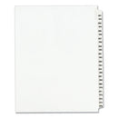 Preprinted Legal Exhibit Side Tab Index Dividers, Avery Style, 25-tab, 351 To 375, 11 X 8.5, White, 1 Set, (1344)