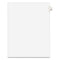 Preprinted Legal Exhibit Side Tab Index Dividers, Avery Style, 26-tab, B, 11 X 8.5, White, 25/pack, (1402)