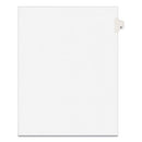 Preprinted Legal Exhibit Side Tab Index Dividers, Avery Style, 26-tab, C, 11 X 8.5, White, 25/pack, (1403)