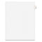 Preprinted Legal Exhibit Side Tab Index Dividers, Avery Style, 26-tab, C, 11 X 8.5, White, 25/pack, (1403)