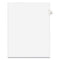 Preprinted Legal Exhibit Side Tab Index Dividers, Avery Style, 26-tab, D, 11 X 8.5, White, 25/pack, (1404)