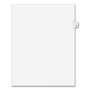 Preprinted Legal Exhibit Side Tab Index Dividers, Avery Style, 26-tab, F, 11 X 8.5, White, 25/pack, (1406)