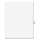 Preprinted Legal Exhibit Side Tab Index Dividers, Avery Style, 26-tab, O, 11 X 8.5, White, 25/pack, (1415)