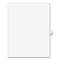 Preprinted Legal Exhibit Side Tab Index Dividers, Avery Style, 26-tab, O, 11 X 8.5, White, 25/pack, (1415)