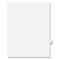 Preprinted Legal Exhibit Side Tab Index Dividers, Avery Style, 26-tab, T, 11 X 8.5, White, 25/pack, (1420)