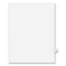 Preprinted Legal Exhibit Side Tab Index Dividers, Avery Style, 26-tab, V, 11 X 8.5, White, 25/pack, (1422)