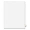 Preprinted Legal Exhibit Side Tab Index Dividers, Avery Style, 26-tab, Y, 11 X 8.5, White, 25/pack, (1425)