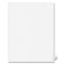 Preprinted Legal Exhibit Side Tab Index Dividers, Avery Style, 26-tab, Z, 11 X 8.5, White, 25/pack, (1426)