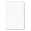 Preprinted Legal Exhibit Side Tab Index Dividers, Avery Style, 25-tab, 1 To 25, 14 X 8.5, White, 1 Set, (1430)