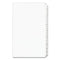 Preprinted Legal Exhibit Side Tab Index Dividers, Avery Style, 25-tab, 1 To 25, 14 X 8.5, White, 1 Set, (1430)