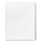 Preprinted Legal Exhibit Side Tab Index Dividers, Allstate Style, 25-tab, 76 To 100, 11 X 8.5, White, 1 Set, (1704)