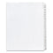 Preprinted Legal Exhibit Side Tab Index Dividers, Allstate Style, 25-tab, 101 To 125, 11 X 8.5, White, 1 Set, (1705)