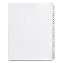 Preprinted Legal Exhibit Side Tab Index Dividers, Allstate Style, 25-tab, 126 To 150, 11 X 8.5, White, 1 Set, (1706)