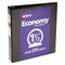 Economy View Binder With Round Rings , 3 Rings, 1.5" Capacity, 11 X 8.5, Black, (5725)