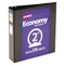 Economy View Binder With Round Rings , 3 Rings, 2" Capacity, 11 X 8.5, Black, (5730)