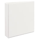 Durable View Binder With Durahinge And Ezd Rings, 3 Rings, 2" Capacity, 11 X 8.5, White, (9501)