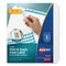 Print And Apply Index Maker Clear Label Dividers, Extra Wide Tab, 5-tab, White Tabs, 11.25 X 9.25, White, 5 Sets