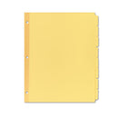 Write And Erase Plain-tab Paper Dividers, 8-tab, 11 X 8.5, Buff, 24 Sets