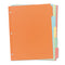 Write And Erase Plain-tab Paper Dividers, 5-tab, 11 X 8.5, Multicolor, 36 Sets