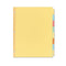 Write And Erase Plain-tab Paper Dividers, 8-tab, 11 X 8.5, Multicolor, 24 Sets