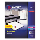 Customizable Print-on Dividers, 3-hole Punched, 8-tab, 11 X 8.5, White, 5 Sets