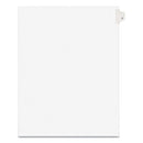 Preprinted Legal Exhibit Side Tab Index Dividers, Avery Style, 10-tab, 1, 11 X 8.5, White, 25/pack