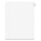 Preprinted Legal Exhibit Side Tab Index Dividers, Avery Style, 10-tab, 1, 11 X 8.5, White, 25/pack