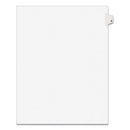 Preprinted Legal Exhibit Side Tab Index Dividers, Avery Style, 10-tab, 2, 11 X 8.5, White, 25/pack