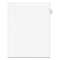 Preprinted Legal Exhibit Side Tab Index Dividers, Avery Style, 10-tab, 3, 11 X 8.5, White, 25/pack