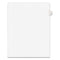 Preprinted Legal Exhibit Side Tab Index Dividers, Avery Style, 10-tab, 4, 11 X 8.5, White, 25/pack