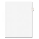 Preprinted Legal Exhibit Side Tab Index Dividers, Avery Style, 10-tab, 5, 11 X 8.5, White, 25/pack