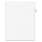 Preprinted Legal Exhibit Side Tab Index Dividers, Avery Style, 10-tab, 5, 11 X 8.5, White, 25/pack