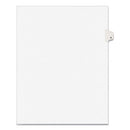 Preprinted Legal Exhibit Side Tab Index Dividers, Avery Style, 10-tab, 6, 11 X 8.5, White, 25/pack