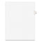 Preprinted Legal Exhibit Side Tab Index Dividers, Avery Style, 10-tab, 7, 11 X 8.5, White, 25/pack