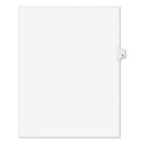 Preprinted Legal Exhibit Side Tab Index Dividers, Avery Style, 10-tab, 9, 11 X 8.5, White, 25/pack