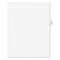 Preprinted Legal Exhibit Side Tab Index Dividers, Avery Style, 10-tab, 9, 11 X 8.5, White, 25/pack