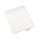 Avery-style Preprinted Legal Bottom Tab Dividers, 26-tab, Exhibit S, 11 X 8.5, White, 25/pack