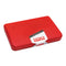 Pre-inked Felt Stamp Pad, 4.25" X 2.75", Red