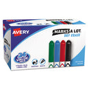 Marks A Lot Pen-style Dry Erase Marker Value Pack, Medium Chisel Tip, Assorted Colors, 24/set (29860)