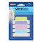 Ultra Tabs Repositionable Tabs, Margin Tabs: 2.5" X 1", 1/5-cut, Assorted Pastel Colors, 48/pack