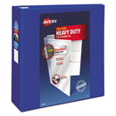 Heavy-duty View Binder With Durahinge And Locking One Touch Ezd Rings, 3 Rings, 4" Capacity, 11 X 8.5, Pacific Blue