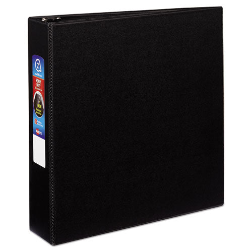 Heavy-duty Non-view Binder With Durahinge And One Touch Ezd Rings, 3 Rings, 2" Capacity, 11 X 8.5, Black