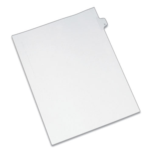 Preprinted Legal Exhibit Side Tab Index Dividers, Allstate Style, 26-tab, D, 11 X 8.5, White, 25/pack