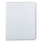 Preprinted Legal Exhibit Side Tab Index Dividers, Allstate Style, 25-tab, 151 To 175, 11 X 8.5, White, 1 Set