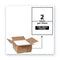Waterproof Shipping Labels With Trueblock Technology, Laser Printers, 5.5 X 8.5, White, 2/sheet, 500 Sheets/box