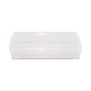 Super Stacker Pencil Box, Plastic, 8.25 X 3.75 X 1.5, Clear