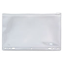 Zip-all Ring Binder Pocket, 6 X 9.5, Clear