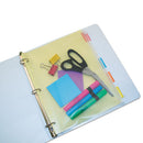 Zip-all Ring Binder Pocket, 8.5 X 11, Clear