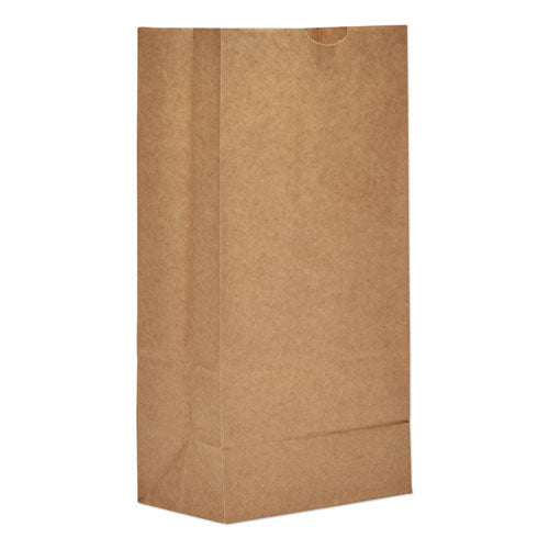 Grocery Paper Bags, 50 Lb Capacity, #8, 6.13" X 4.13" X 12.44", Kraft, 500 Bags