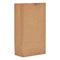 Grocery Paper Bags, 35 Lb Capacity, #10, 6.31" X 4.19" X 13.38", Kraft, 500 Bags